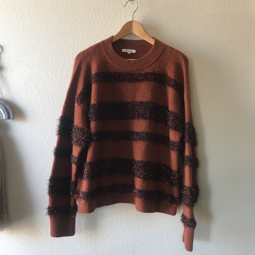 Madewell tinsel sweater Large